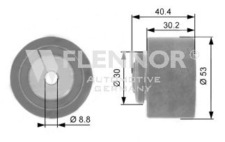 FU15399 FLENNOR Паразитный / Ведущий ролик, зубчатый ремень