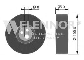 FU21993 FLENNOR Belt Drive Tensioner Pulley, v-ribbed belt