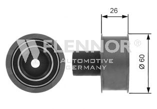 FU71491 FLENNOR Belt Drive Deflection/Guide Pulley, timing belt