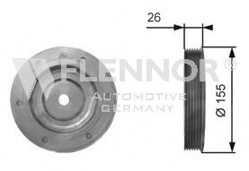 FVD99542 FLENNOR Belt Pulley, crankshaft