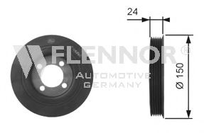 FVD99548 FLENNOR Belt Drive Belt Pulley Set, crankshaft