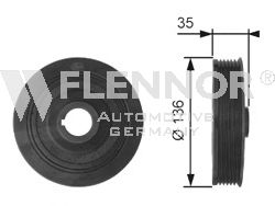 FVD99550 FLENNOR Belt Drive Belt Pulley, crankshaft