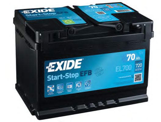 EL700 EXIDE Startanlage Starterbatterie
