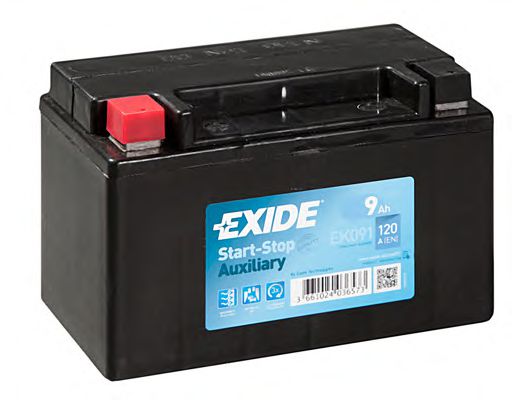 EK091 EXIDE Startanlage Starterbatterie