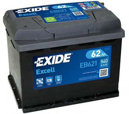 EB621 EXIDE Система стартера Стартерная аккумуляторная батарея