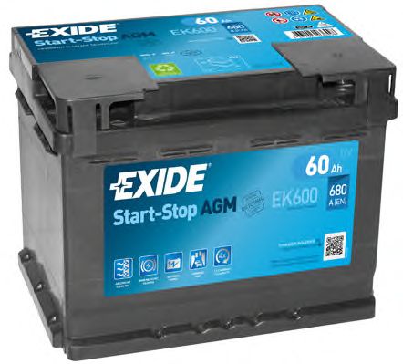 EK600 EXIDE Starter Battery