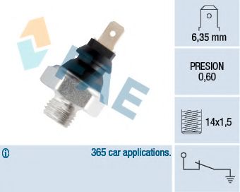 11260 FAE Lubrication Oil Pressure Switch