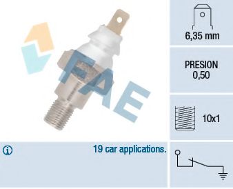 11710 FAE Lubrication Oil Pressure Switch