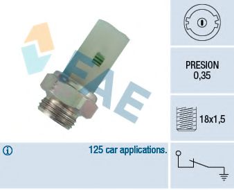 12380 FAE Lubrication Oil Pressure Switch