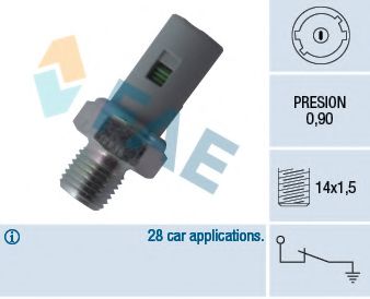 12635 FAE Lubrication Oil Pressure Switch