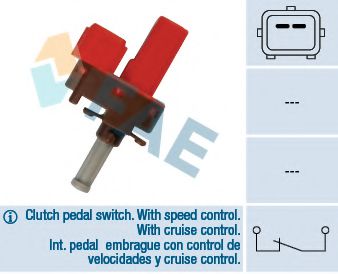 Switch, clutch control (cruise control)