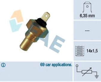 31460 FAE Cooling System Sensor, coolant temperature