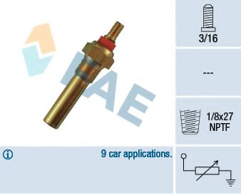 32300 FAE Cooling System Sensor, coolant temperature