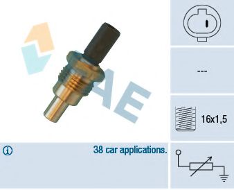 32640 FAE Cooling System Sensor, coolant temperature