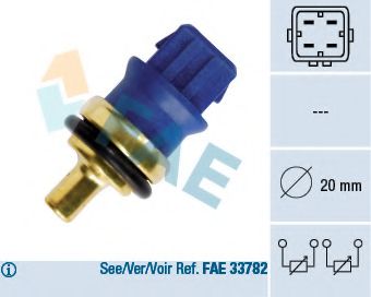 33780 FAE Mixture Formation Sensor, coolant temperature