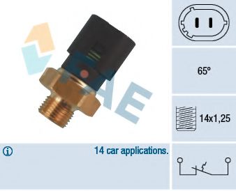 35700 FAE Cooling System Temperature Switch, coolant warning lamp