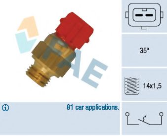35871 FAE Air Conditioning Condenser, air conditioning