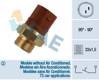 36270 FAE Cooling System Temperature Switch, radiator fan