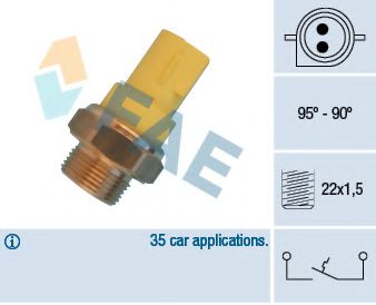 36330 FAE Cooling System Temperature Switch, radiator fan