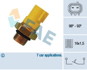 36520 FAE Cooling System Temperature Switch, radiator fan