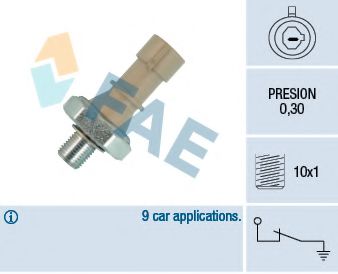 12437 FAE Lubrication Oil Pressure Switch