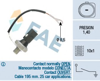 12895 FAE Lubrication Oil Pressure Switch
