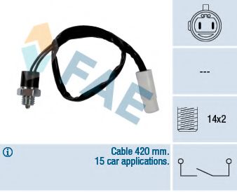 40890 FAE Brake System Cable, parking brake