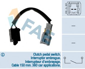Switch, clutch control (engine control)