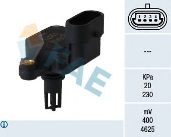 15073 FAE Sensor, intake manifold pressure