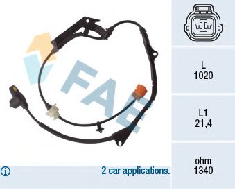 78115 FAE Sensor, wheel speed