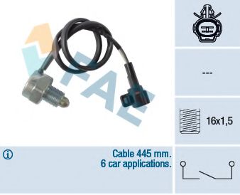 40843 FAE Brake System Cable, parking brake