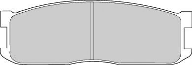 FD6462V NECTO Тормозная система Комплект тормозных колодок, дисковый тормоз