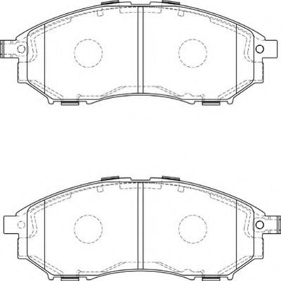 FD7387A NECTO Brake System Brake Pad Set, disc brake