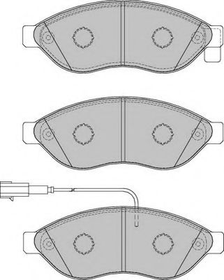 FD7266V NECTO Brake System Brake Pad Set, disc brake
