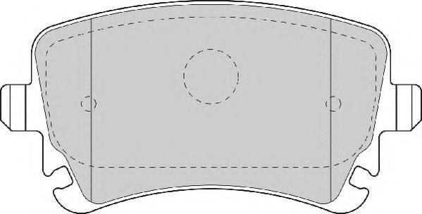 FD7176A NECTO Комплект тормозных колодок, дисковый тормоз