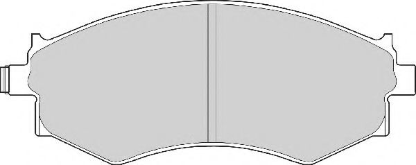 FD6358N NECTO Комплект тормозных колодок, дисковый тормоз