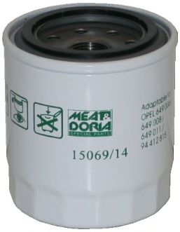 15069/14 MEAT+%26+DORIA Lubrication Oil Filter