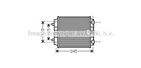 AI2336 AVA+QUALITY+COOLING Cooling System Radiator, engine cooling