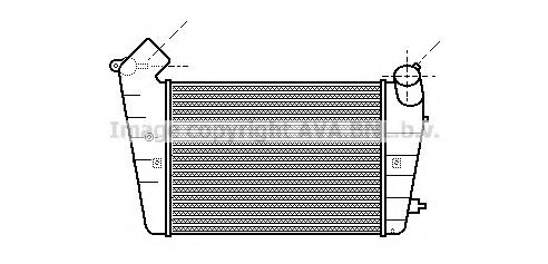 AI4075 AVA+QUALITY+COOLING Intercooler, charger