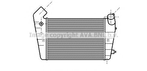 AI4103 AVA+QUALITY+COOLING Air Supply Intercooler, charger