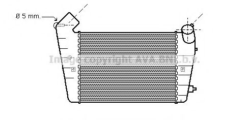 AI4128 AVA+QUALITY+COOLING Intercooler, charger