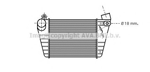 AI4185 AVA+QUALITY+COOLING Intercooler, charger