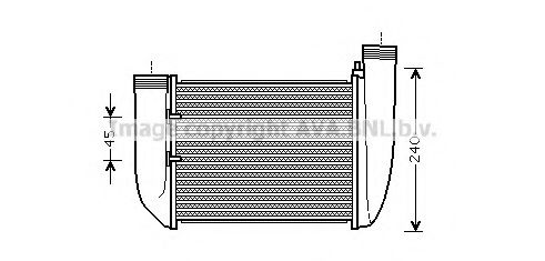 AI4211 AVA+QUALITY+COOLING Intercooler, charger