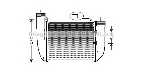 AI4212 AVA+QUALITY+COOLING Intercooler, charger