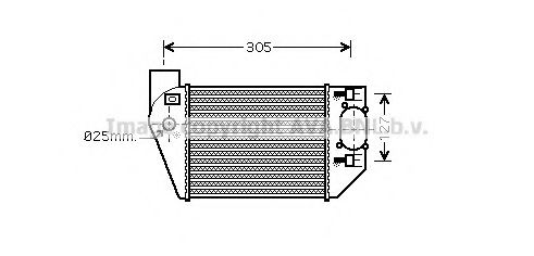 AI4249 AVA+QUALITY+COOLING Intercooler, charger