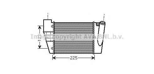 AI4251 AVA+QUALITY+COOLING Intercooler, charger
