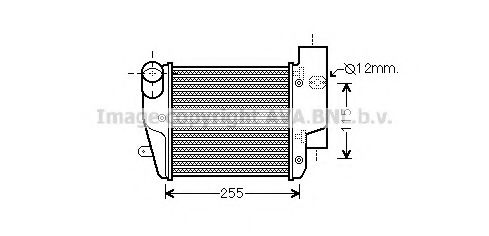 AI4302 AVA+QUALITY+COOLING Intercooler, charger