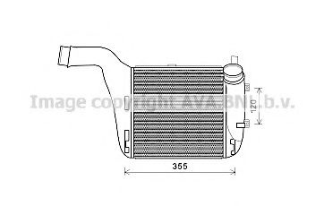 AI4316 AVA+QUALITY+COOLING Intercooler, charger