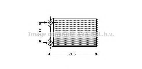 AI6254 AVA+QUALITY+COOLING Heat Exchanger, interior heating