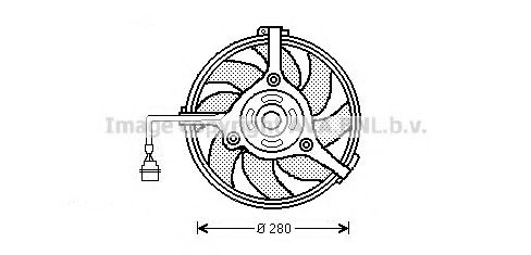 AI7510 AVA+QUALITY+COOLING Fan, radiator